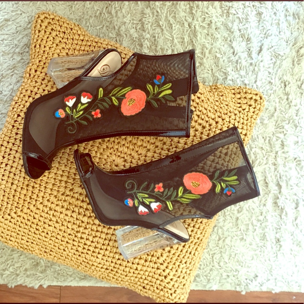 Embroidered High Heels